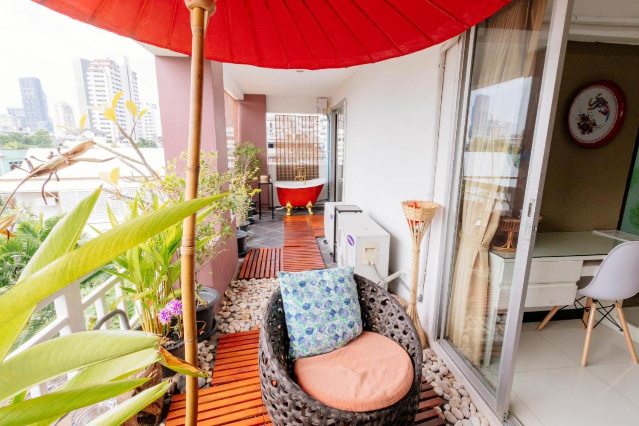 Baan Sabai Rama IV Apartment 방콕 외부 사진