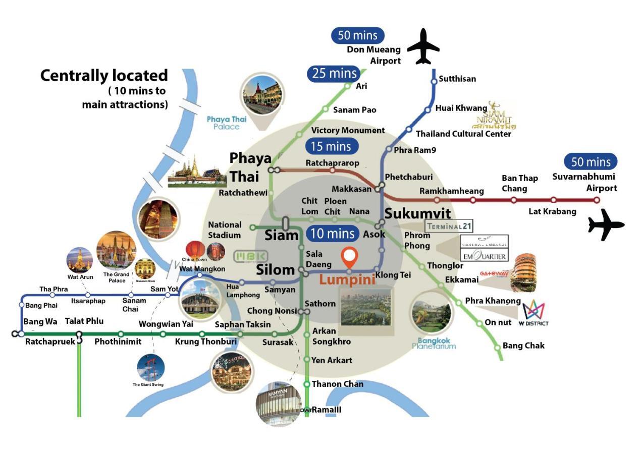 Baan Sabai Rama IV Apartment 방콕 외부 사진